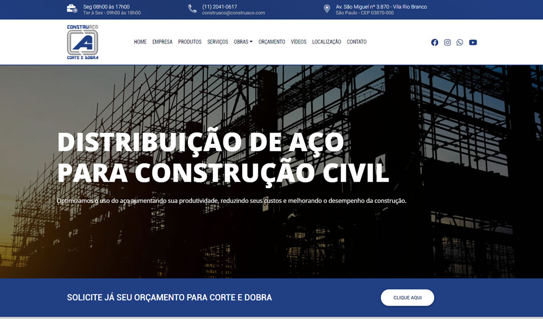 Projeto Site Construaço