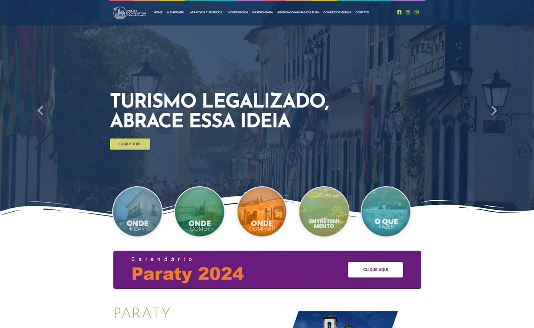 Projeto Site Paraty CVB