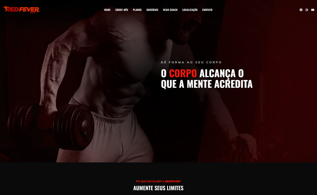 Projeto Site RedFeverFit