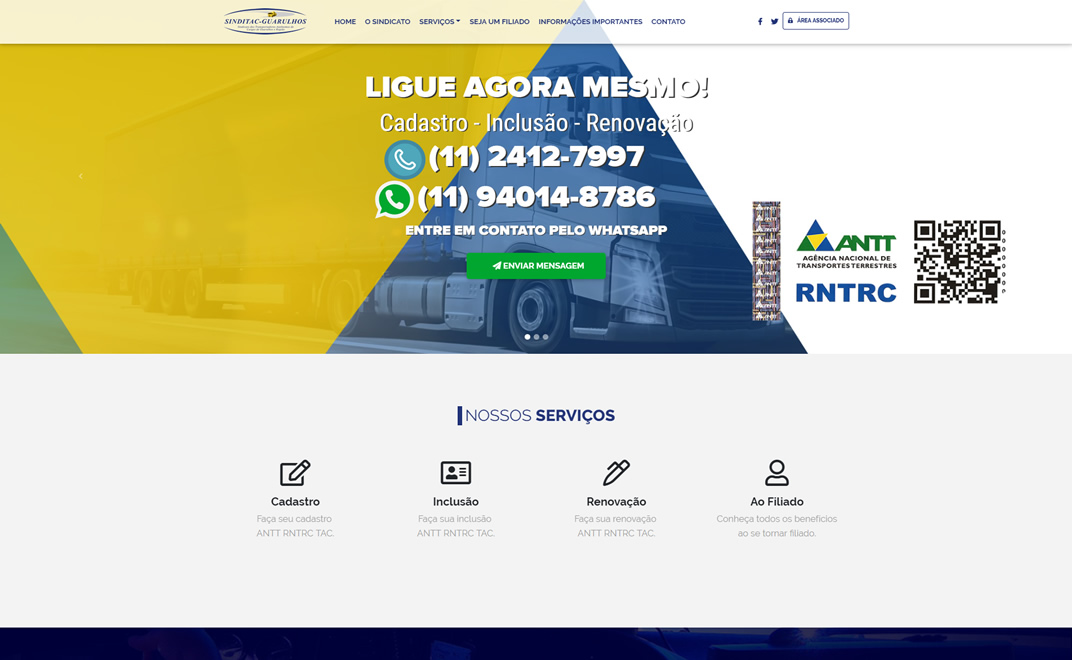 Projeto Site Sinditac