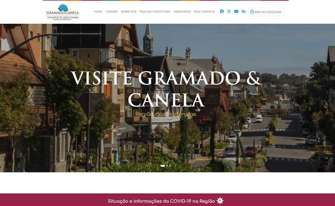 Projeto Site Visite Gramado & Canela CVB